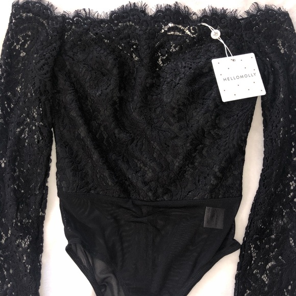COPY - Hello Molly lace bodysuit - Picture 1 of 3